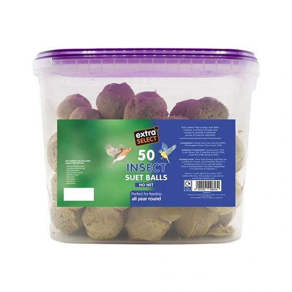 *NOT INSTORE* Extra Select Insect Suet Balls (50)