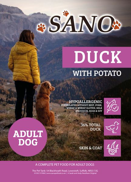 SANO Adult Dog Duck with Potato