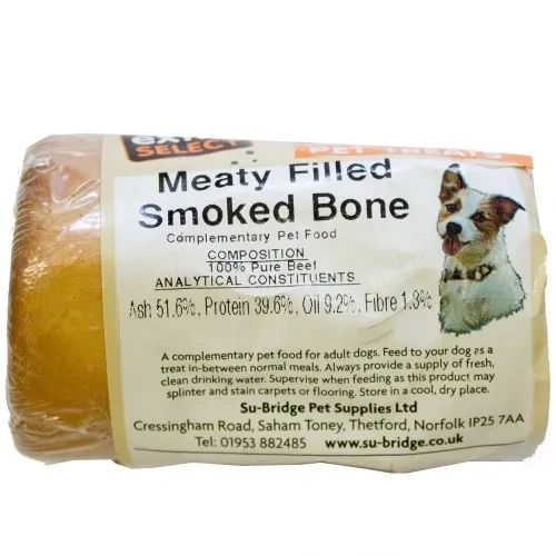 Extra Select 100% Natural Meaty Filled Smoked Bone x 1