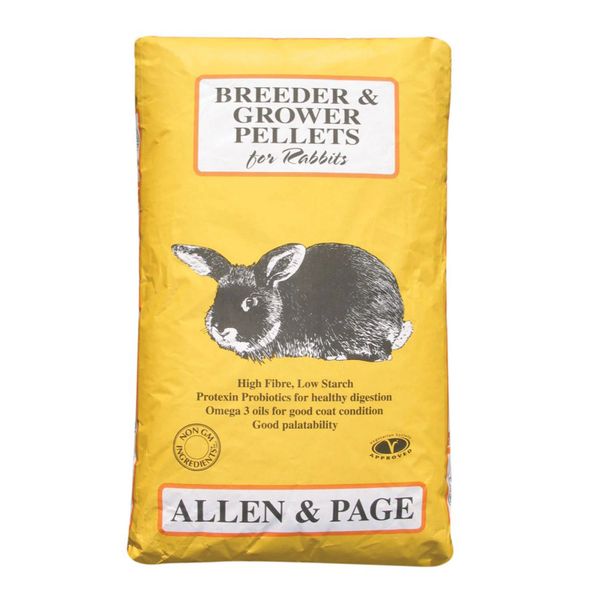 *NOT INSTORE* Allen & Page Breeder & Grower Rabbit Pellets 20kg