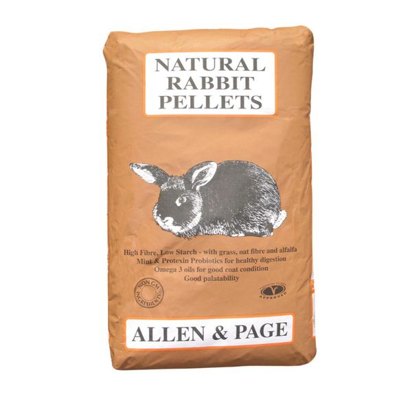 *NOT INSTORE* Allen & Page Natural Rabbit Pellets 20kg