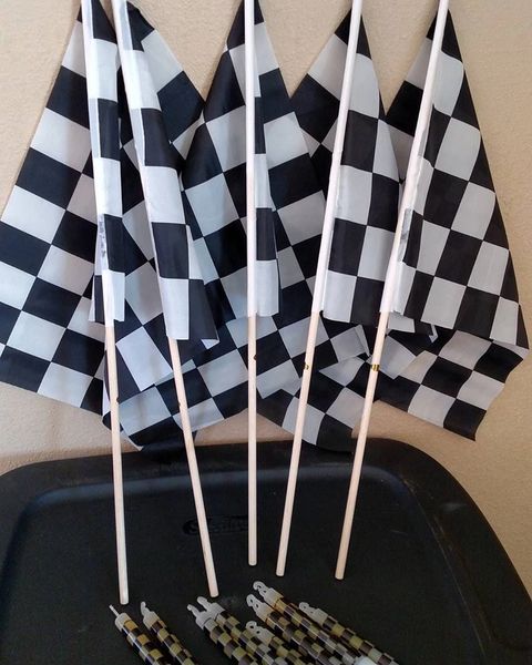 12 x 18 checker souvenir race flag