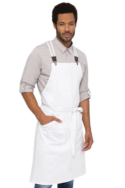 Chef Works Mens Berkeley Bib Apron Suspenders