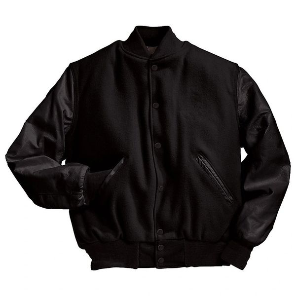 Holloway [224183] Varsity Jacket with Leather sleeves | Hi Visibility Jackets | Dickies | Ogio