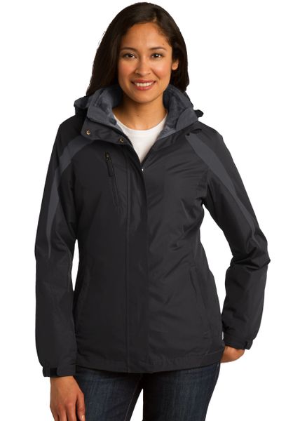 Port Authority [L321] Ladies Colorblock 3-in-1 Jacket | Hi Visibility ...