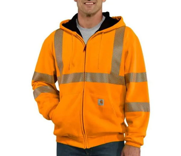 High visibility thermal lined hot sale sweatshirt