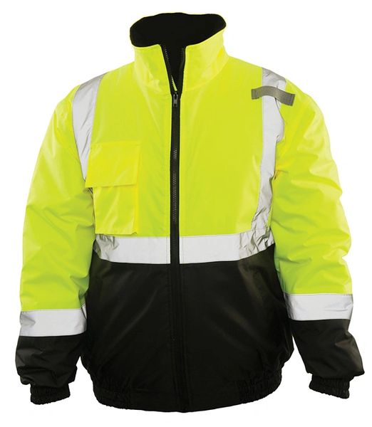 Game Sportswear [1320E] The Econo Black Bottom Bomber | Hi Visibility ...