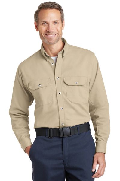 Bulwark EXCEL FR ComforTouch Dress Uniform Shirt [SLU2] | Hi Visibility ...