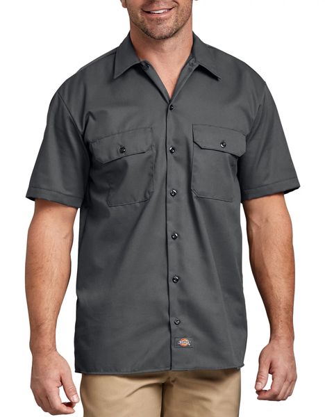 Dickies [#1574] Short Sleeve Work Shirt. | Hi Visibility Jackets