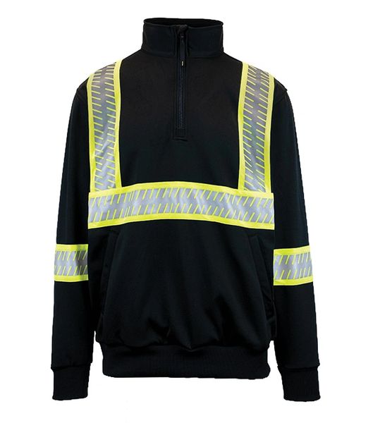 Game Sportswear [8755] Hi Vis Work Shirt with Reflective Tape Hi