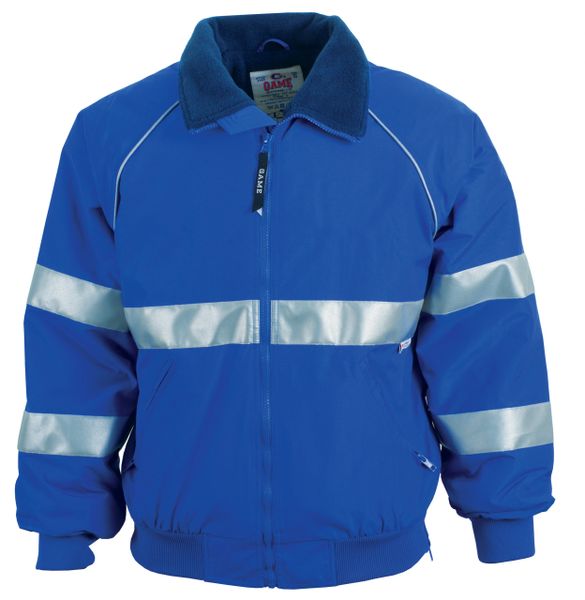 Blue high visibility on sale jacket