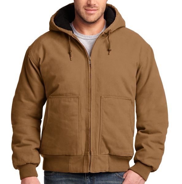 CornerStone [CSJ41] Washed Duck Cloth Insulated Hooded Work Jacke | Hi ...