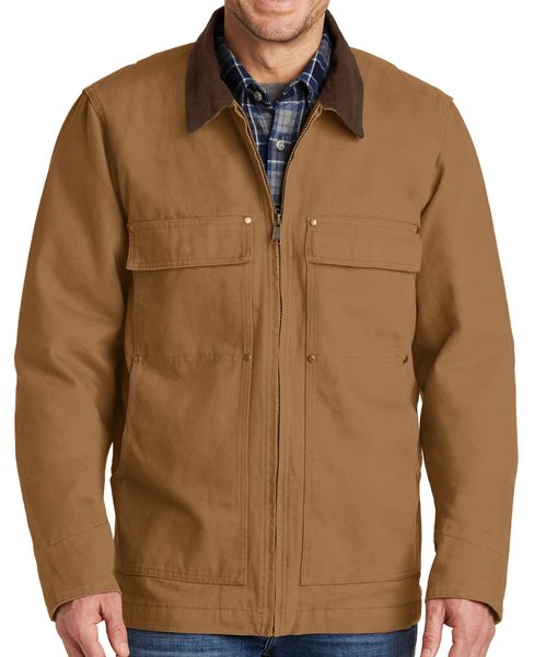 CornerStone [CSJ50] Washed Duck Cloth Chore Coat | Hi Visibility ...