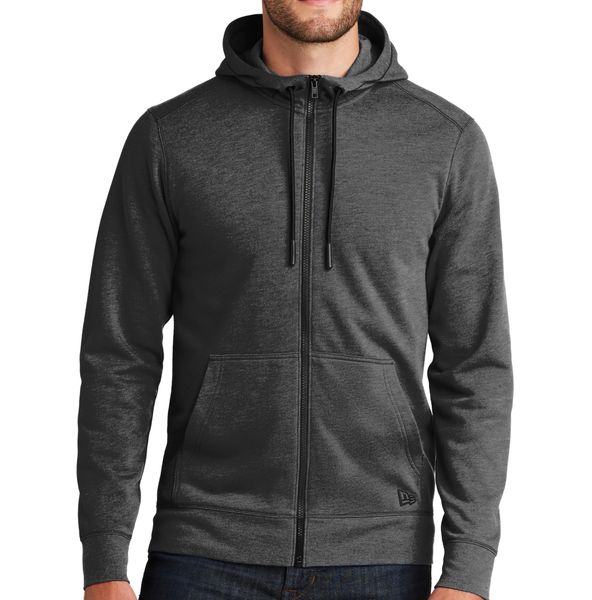 New Era [NEA511] Tri-Blend Fleece Full-Zip Hoodie | Hi Visibility ...