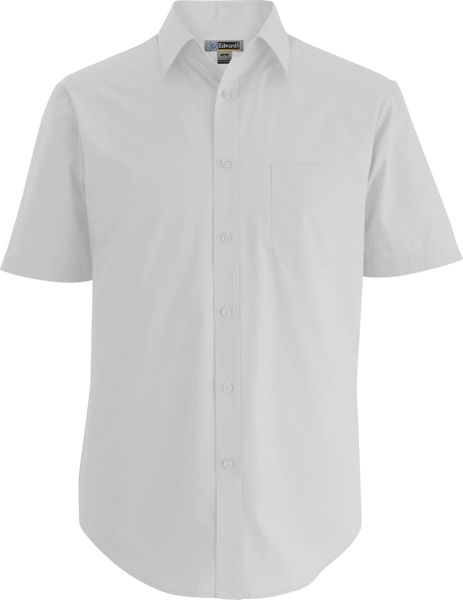 Edwards Garment [1314] Men's Broadcloth Short Sleeve Shirt | Hi ...