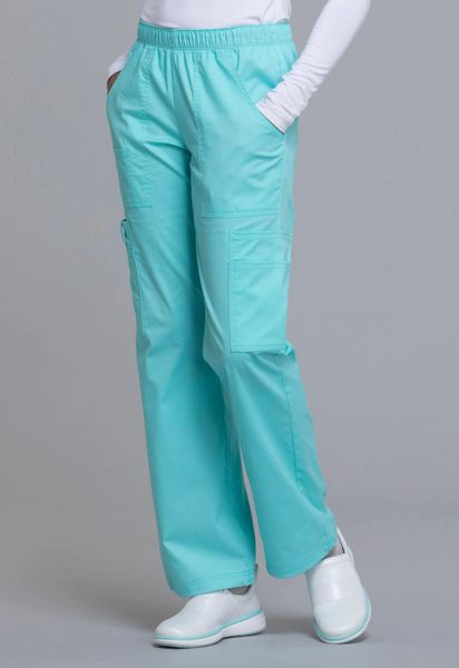 Cherokee Workwear #4005P-Tahiti Sweetie. Mid Rise Pull-On Pant Cargo ...