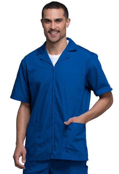 Cherokee Workwear #4300-Royal. Men's Zip Front Jacket. Live Chat for ...