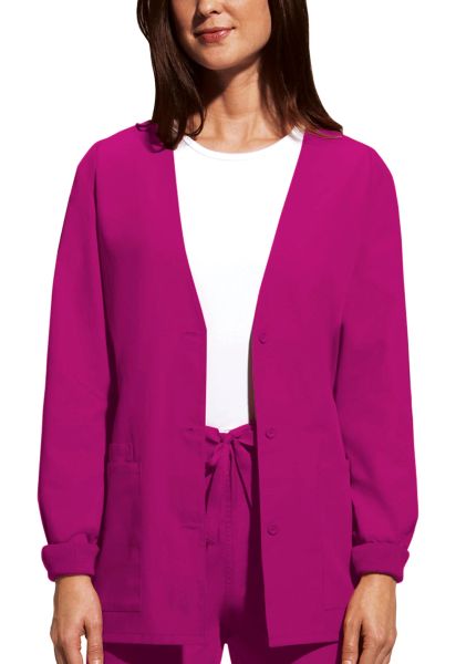 raspberry cardigan