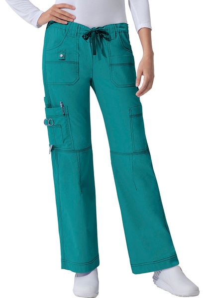 teal cargo pants