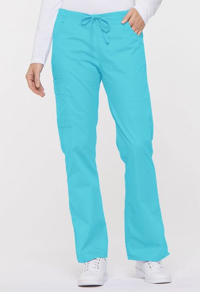 Dickies #86206-Turquoise. Mid Rise Drawstring Cargo Pant. Live Chat for ...