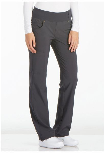 Cherokee #CK002-Pewter. Mid Rise Straight Leg Pull-on Pant. Live Chat ...