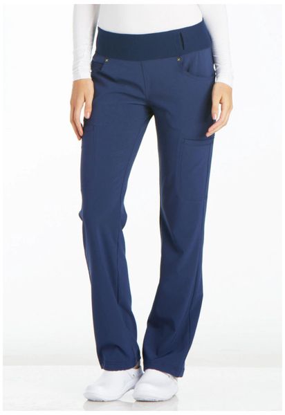 Cherokee #CK002P-Navy. Mid Rise Straight Leg Pull-on Pant. Live Chat ...