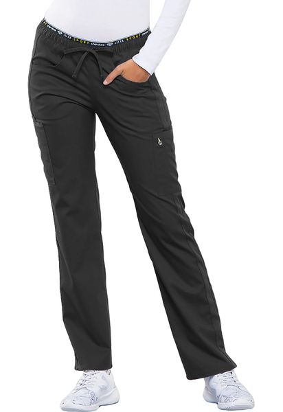 Cherokee #CK003-Pewter. Mid Rise Straight Leg Pull-on Pant. Live Chat ...