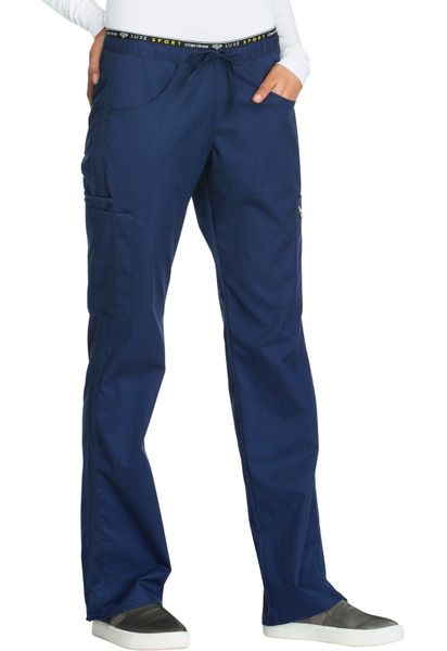 Cherokee #CK003T-Navy. Mid Rise Straight Leg Pull-on Pant. Live Chat ...