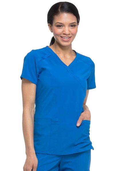 Dickies #DK625-Royal. Mock Wrap Top. Live Chat for Discount Codes | Hi ...