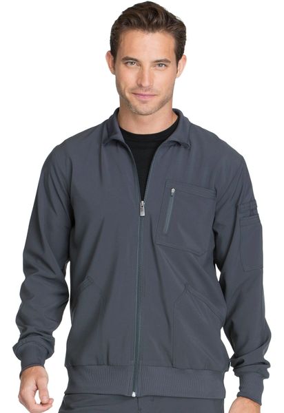 Cherokee #CK305A-Pewter. Men's Zip Front Jacket. Live Chat for Discount ...