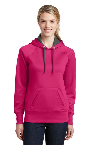 Sport-Tek [LST250] Ladies Tech Fleece Hooded Sweatshirt | Hi Visibility ...
