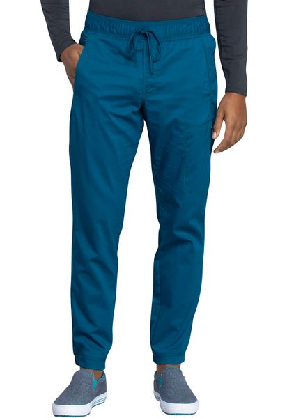 Cherokee Workwear #WW012S-Caribbean Blue. Men's Natural Rise Jogger ...