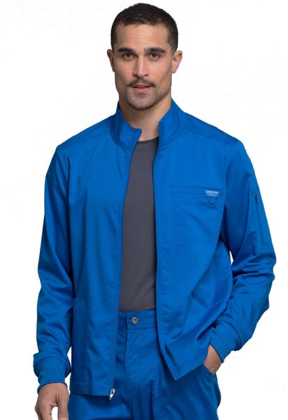 Cherokee Workwear #WW320-Royal. Men's Zip Front Jacket. Live Chat for ...