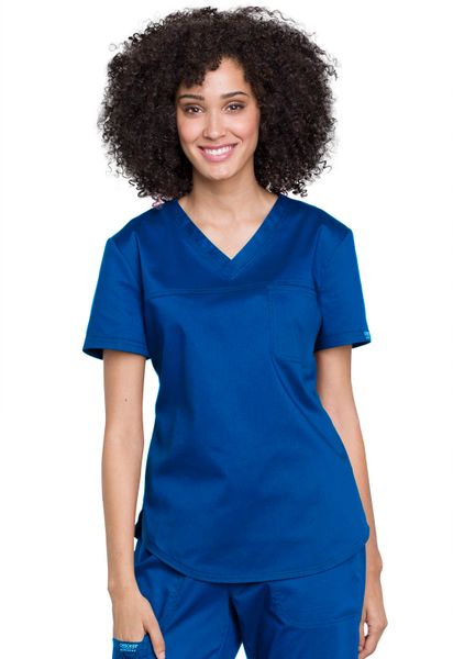 Cherokee Workwear #WW657-Royal. V-Neck O.R. Top. Live Chat for Discount ...