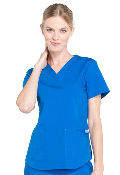 Cherokee Workwear #WW665-Royal. V-Neck Top. Live Chat for Discount ...