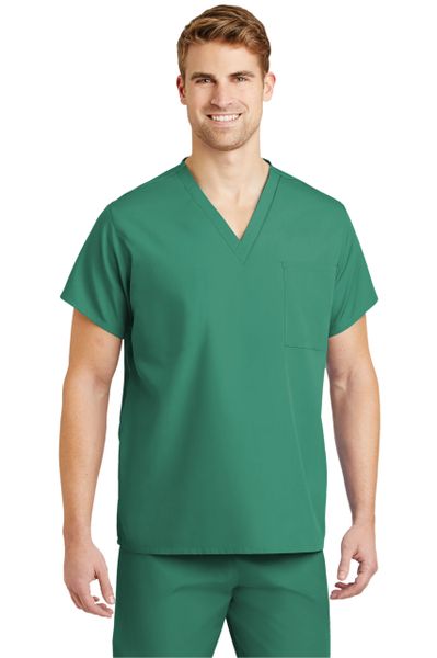 Unisex V-Neck Scrub Top - CornerStone Scrubs - Live Chat for Bulk | Hi ...