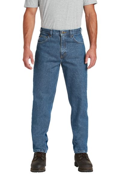 Carhartt [#CTB17] Relaxed-Fit Tapered-Leg Cotton Jean. | Hi Visibility ...
