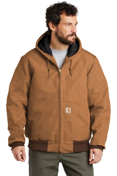 Gør livet Tochi træ Arrangement Carhartt [J140] Duck Quilted Flannel-Lined Active Jacket | Hi Visibility  Jackets | Dickies | Ogio Bags | Suits | Carhartt