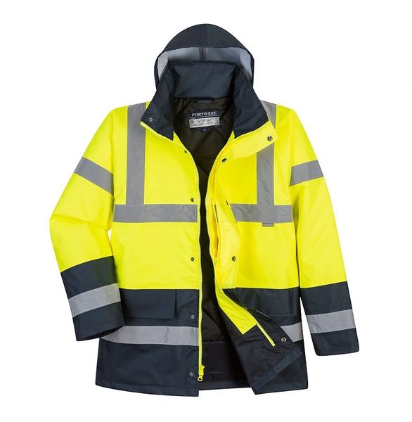 Portwest US466 - Hi-Vis Contrast Traffic Jacket. | Hi Visibility ...