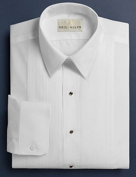 Wholesale Neil Allyn White Tuxedo Shirt $14.95 | CLEARANCE SALE | Hi ...