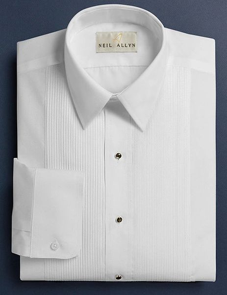 Wholesale Neil Allyn White Tuxedo Shirt $14.95