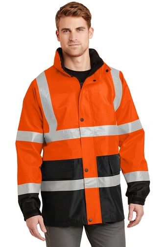 CornerStone [CSJ24] Hi Vis ANSI 107 Class 3 Waterproof Parka | Hi ...