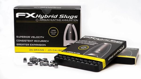 FX Hybrid Slugs /.25 (.250)/ 26 gr./ 100 count sleeve
