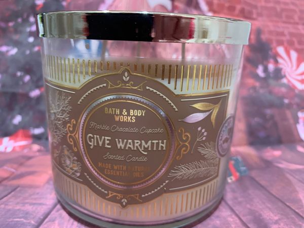 bath and body works marble candle