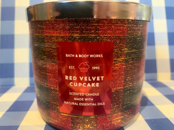 red velvet bath and body works candle