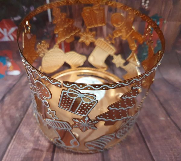 bath and body works gingerbread candle holder