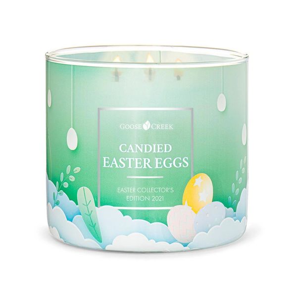 Goose creek 3 wick candied easter eggs Village Candle Addicts