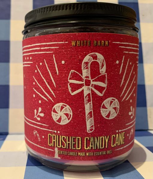 Crushed Candy Cane Small Jar Village Candle Addicts