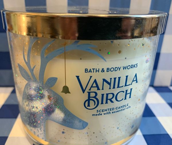 Bath & Body Works Vanilla Birch Large 3 Wick Candle Village Candle