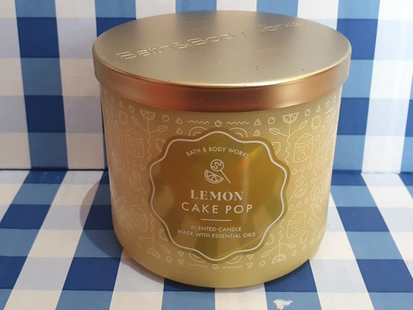 lemon cake pop candle bath and body works